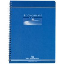 10 Pièces Cahier 7552 21x29.7 100 Pages 70 Gramme Q5/5 Conquerant 7,