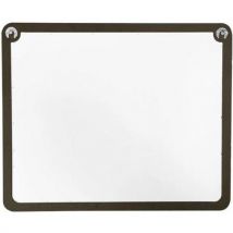 Bruchsicherer Spiegel, Grau, 85 X 60 Cm - Kaptorama,