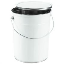 18 Stücke Metalleimer, 5 L, Flacher Standarddeckel,
