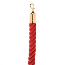 Corde Pour Poteau Rouge Crochet Laiton,