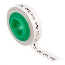 3M - Scotchcode Blister De 3 Rubans Blanc Imprimés 3 Std 0-9,