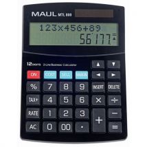 Maul - Calculatrice De Bureau Mtl 600- 12 Touches - 2 Lignes,