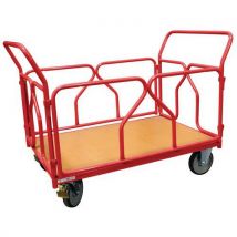 Fimm - Chariot Modulable Avec Habillage Tube Et Roues Rectangle - 1200mm X 800mm - Capacité 500 Kg - Fimm