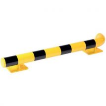 Stopper Wandausf Verz. St., 90°-auß.ecke Li Ø76mm L 1000mm,