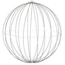 Boule Décorative Blanche 400led Ip44 Avec Minuterie - D60cm, - Manutan