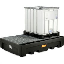 Bac De Rétention Pour 2 Ibc Avec Caillebotis Acier- 1100l,