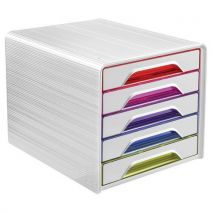 Bloc De Classement 5 Tiroirs Smoove Happy - Multicolore,