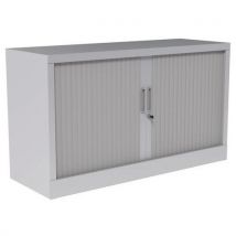 Robberechts - Armoire À Rideaux - Avec Plateau Supérieur - Gris Aluminium