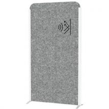 Separateur De Bureau Acoustic 100x180 Blanc -maul,