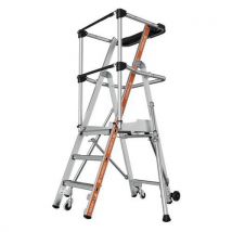 Tubesca-Comabi - Mobile Plattform Pir Pirl Veloce Mit Gurtgeländer - 2 Bis 7 Sprossen - Tubesca Comabi