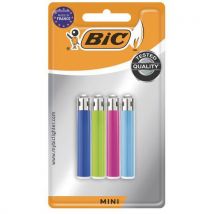 4 Pièces Briquet À Gaz Bic Mini, - BIC