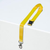 10 Stücke 10 Recycelte Tragebänder Mit Karabinerhaken, Gelb,