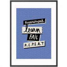 Team-building-rahmen 50x70 - „experiment Learn“ - Paperflow,