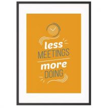 Cadre De Team Building A4 - Less Meeting - Paperflow,