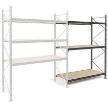 Rayonnage Suivant Rayvol 2000x2700x1000 3 Niveaux Agglo,