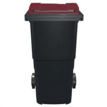 Conteneur 240l Gris/rouge Vermelha Pega F Rontal,