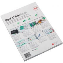 100 Pièces Pochettes De Plastification Gbc Peel 'n Stick,