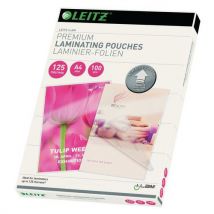 100 Pièces Pochette De Plastification Udt A4 - 125 Microns, - Leitz
