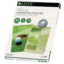 100 Pièces Pochettes De Plastification Udt, A4, 80 Microns,