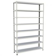 Rayonnage D'archives Rapid 2 1980x1220x305 8 Tab Metal Gris,