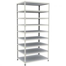 Rayonnage D'archives Rapid 2 1980x915x610 9 Tab Metal Gris,