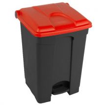 Abfallbehälter Nahrungsm., Kunststoff, Rot, 45 L - Probbax,