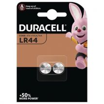2 Pièces Pile Bouton Alcaline Duracell Spéciale Lr44 1,5 V,