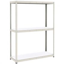 Rayonnage Manutan Rapid 1 1980x1830x610 3 Tab Gris Mela,