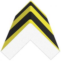 Quadratischer Eckwinkelschutz - Schwarz Und Gelb,