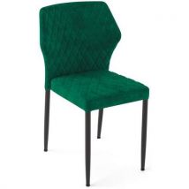 Chaise Empilable Louis Vert Velours, - Manutan
