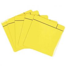 5 Pièces Aimants Lean Management Notes Jaune,