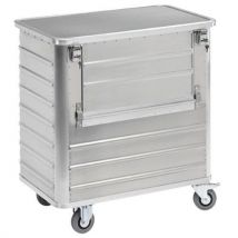 Gmohling - Aluminiumcontainerwagen - Frontplatte Halb Klappbar - Kapazität 355 L Bis 1050 L