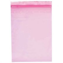 1000 Pièces Sachet Minigrip Pe Antistatique Rose 80μ 180x250,