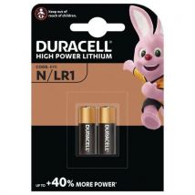 2 Pièces Piles Alcaline Duracell Spéciale N 1,5 V,