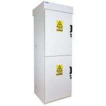 Pvc-schrank - Hoch, 2 Türen Und 2 Abteile - L 635,