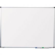 Whiteboard Premium 120x200 Cm, Lackierter Stahl, Weiß,
