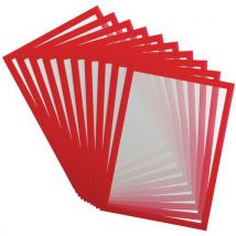 10 Stücke Magnetischer Präsentationsrahmen Magneto A4 Rot,