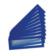 10 Pièces En-tête Manétique Magneto A5/a4 Bleu,