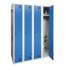 Armoire Séchante Industrie Propre - 4 Colonnes - À Clé,
