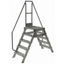 Passerelle Fixe 5 Marches 600mm. Incli 60 °,