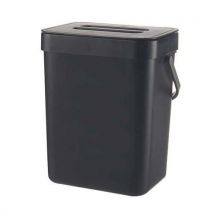 Poubelle De Compostage Plastique - 3l - Noir - Arvix,