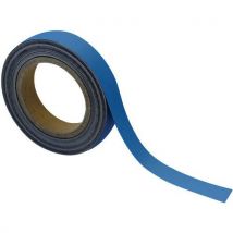 Abwischbares Magnetband 25 Mm X 10 M, Blau - Manutan,