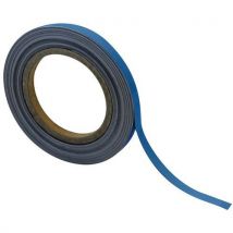 Bande Magnétique Effaçable 10mm X 10m Bleu - Manutan,