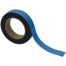 Abwischbares Magnetband 30 Mm X 10 M, Blau - Manutan,