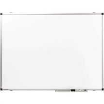 Premium Tableau Blanc 75x100cm Acier Laqué Blanc,