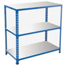 Rayonnage Manutan Rapid 2 914x915x305 Bleu - Tablet Méla, - Manutan