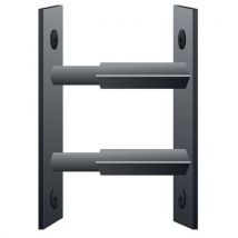 Mottez - 2 Barres Sécurité Télescopique Pour Fenêtre -noire- 30à55cm,