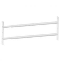 Mottez - 2barres Sécurité Télescopique Pour Fenêtre-blanche-55à103cm,