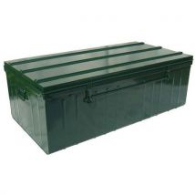 Stahlkiste Dunkelgrün 100 Cm - Volumen 215 L ,
