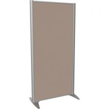 Clen - Wand Kp+ Stoff - Silberprofil - Höhe 180 Cm
